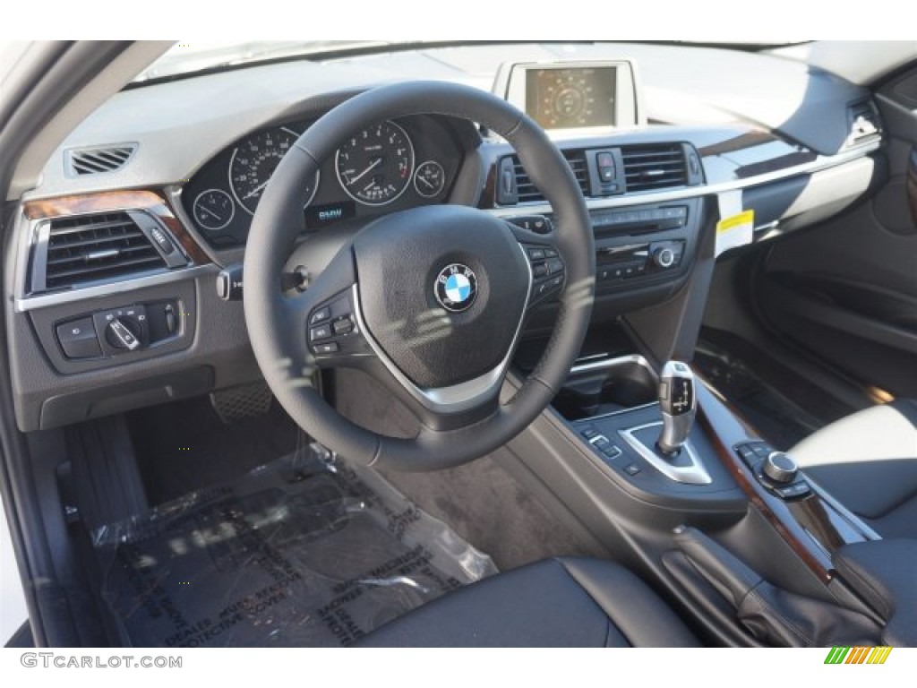 2015 3 Series 328i Sedan - Alpine White / Black photo #6