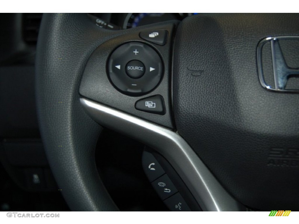 2015 Fit EX-L - Modern Steel Metallic / Black photo #13