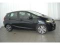 2015 Crystal Black Pearl Honda Fit EX  photo #5