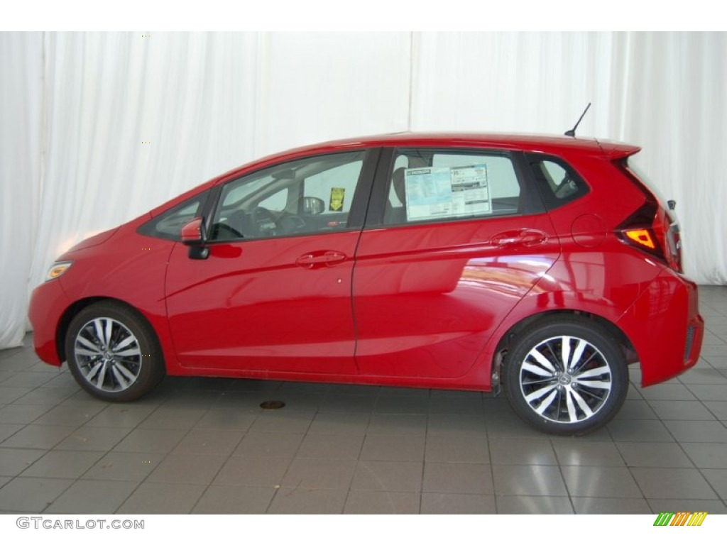 Milano Red 2015 Honda Fit EX Exterior Photo #97643563