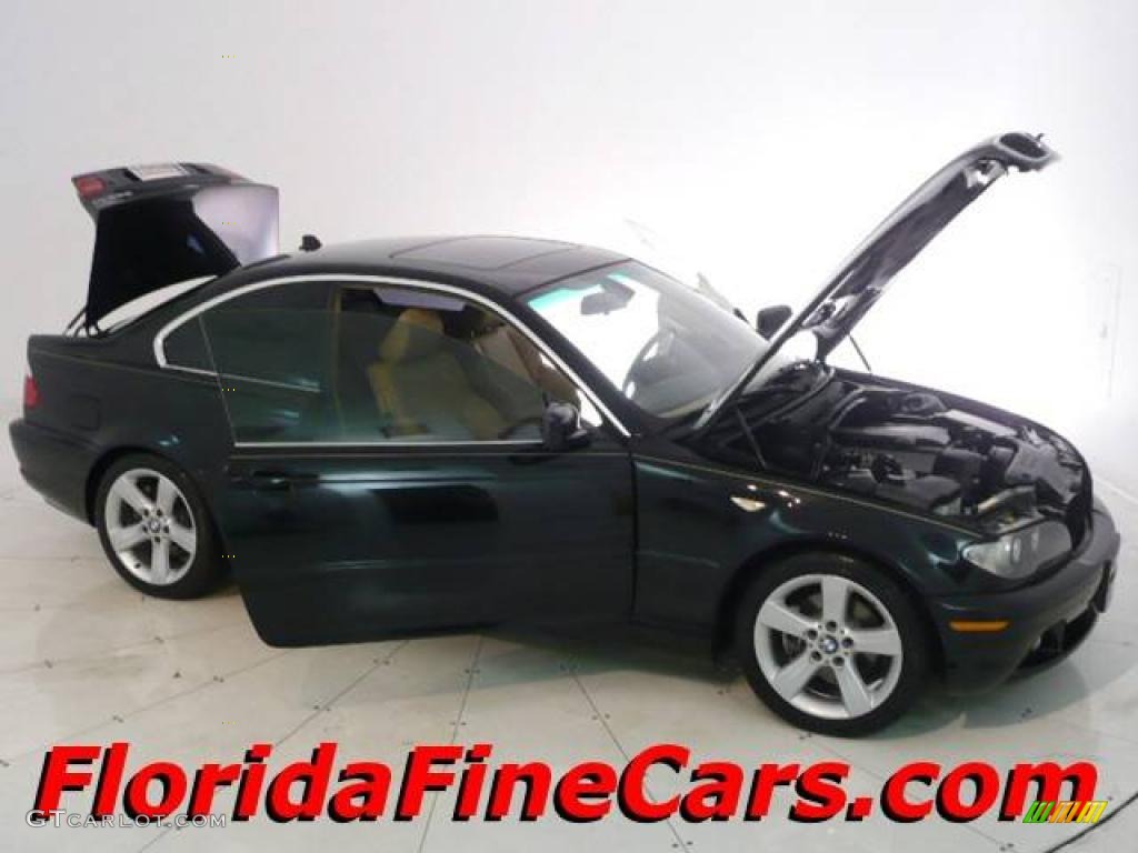 2005 3 Series 325i Coupe - Jet Black / Sand photo #7