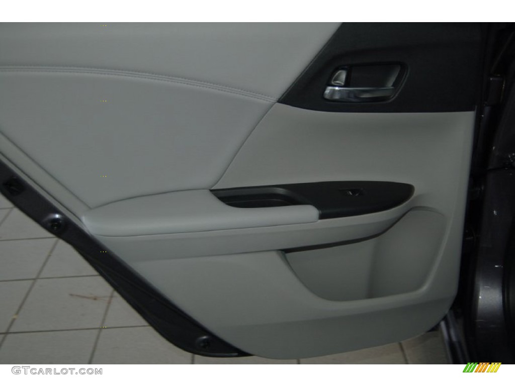 2015 Accord EX-L V6 Sedan - Modern Steel Metallic / Gray photo #23