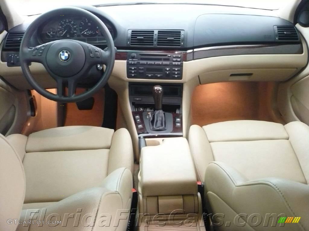 2005 3 Series 325i Coupe - Jet Black / Sand photo #14