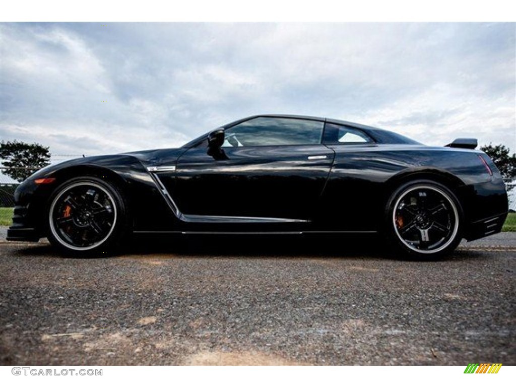 Jet Black 2014 Nissan GT-R Black Edition Exterior Photo #97646502