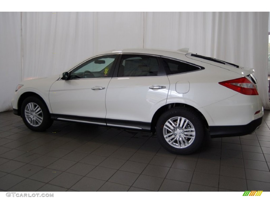 White Diamond Pearl 2015 Honda Crosstour EX Exterior Photo #97647930
