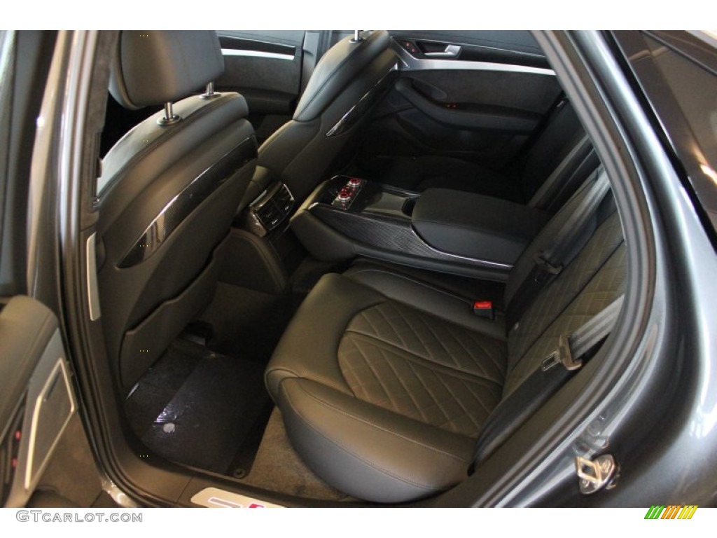2015 Audi S8 quattro S Rear Seat Photo #97648362