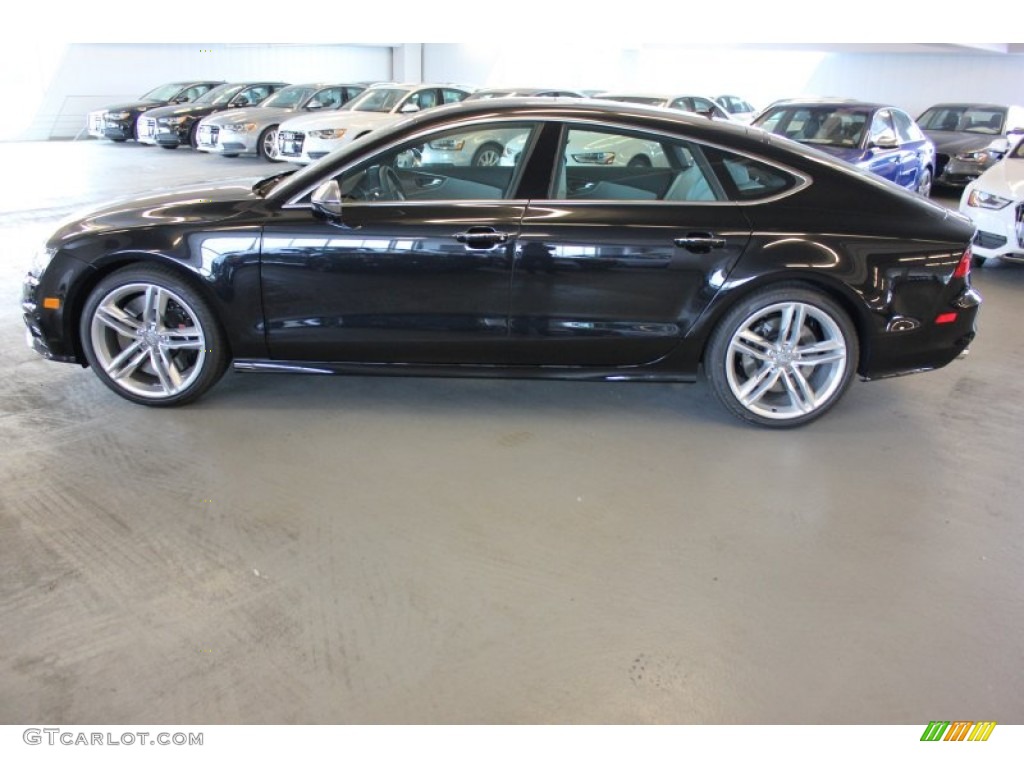 Phantom Black Pearl 2015 Audi S7 4.0 TFSI quattro Exterior Photo #97648659