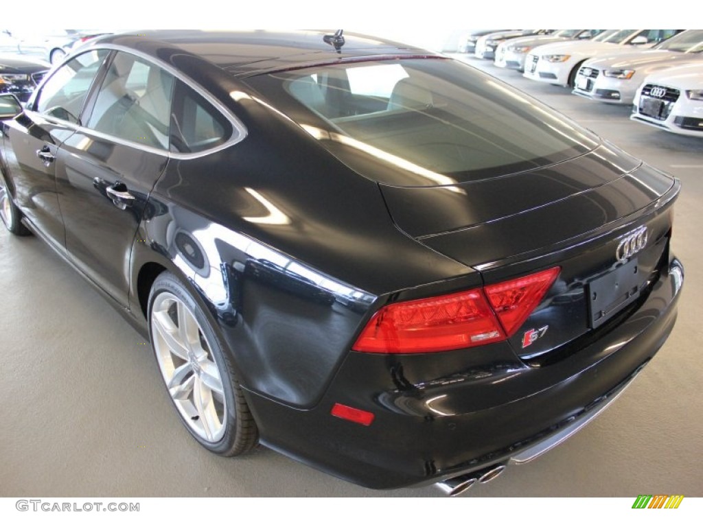 2015 S7 4.0 TFSI quattro - Phantom Black Pearl / Lunar Silver Valcona w/Diamond Contrast Stitching photo #6