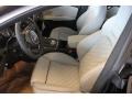 2015 Audi S7 Lunar Silver Valcona w/Diamond Contrast Stitching Interior Front Seat Photo