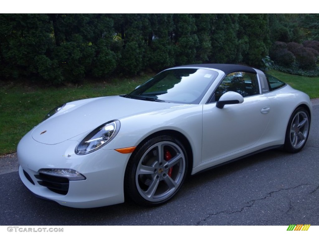 White 2014 Porsche 911 Targa 4S Exterior Photo #97649496
