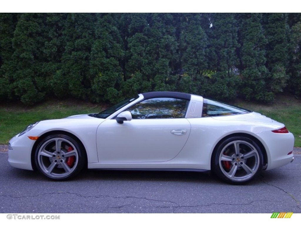 White 2014 Porsche 911 Targa 4S Exterior Photo #97649544
