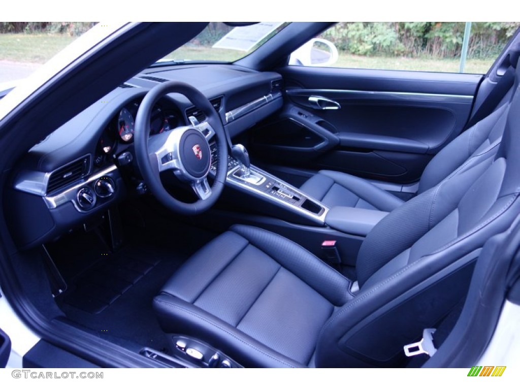 Black Interior 2014 Porsche 911 Targa 4S Photo #97649757