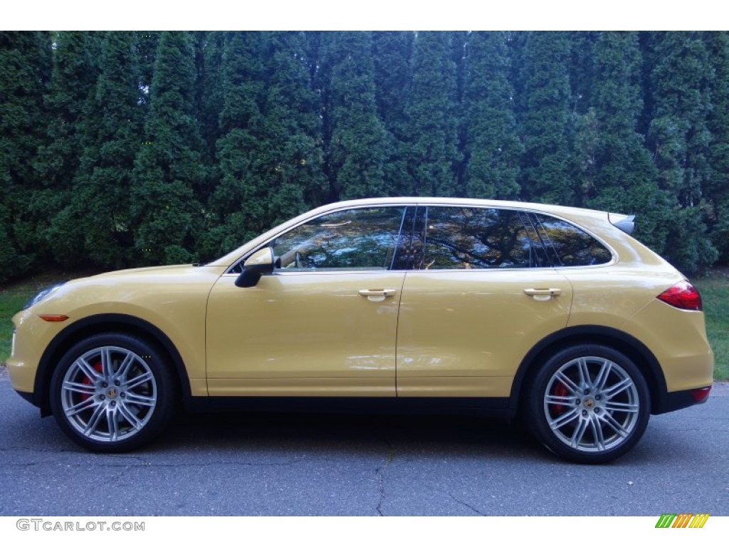 Sand Yellow 2012 Porsche Cayenne Turbo Exterior Photo #97650024