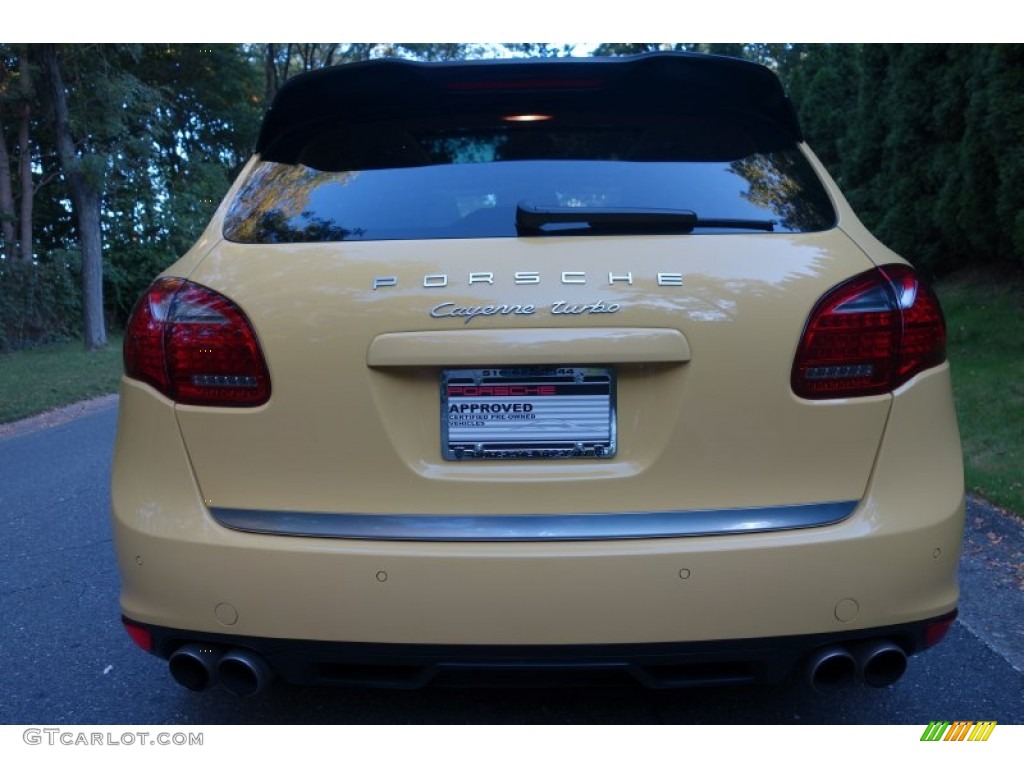 2012 Cayenne Turbo - Sand Yellow / Luxor Beige photo #5