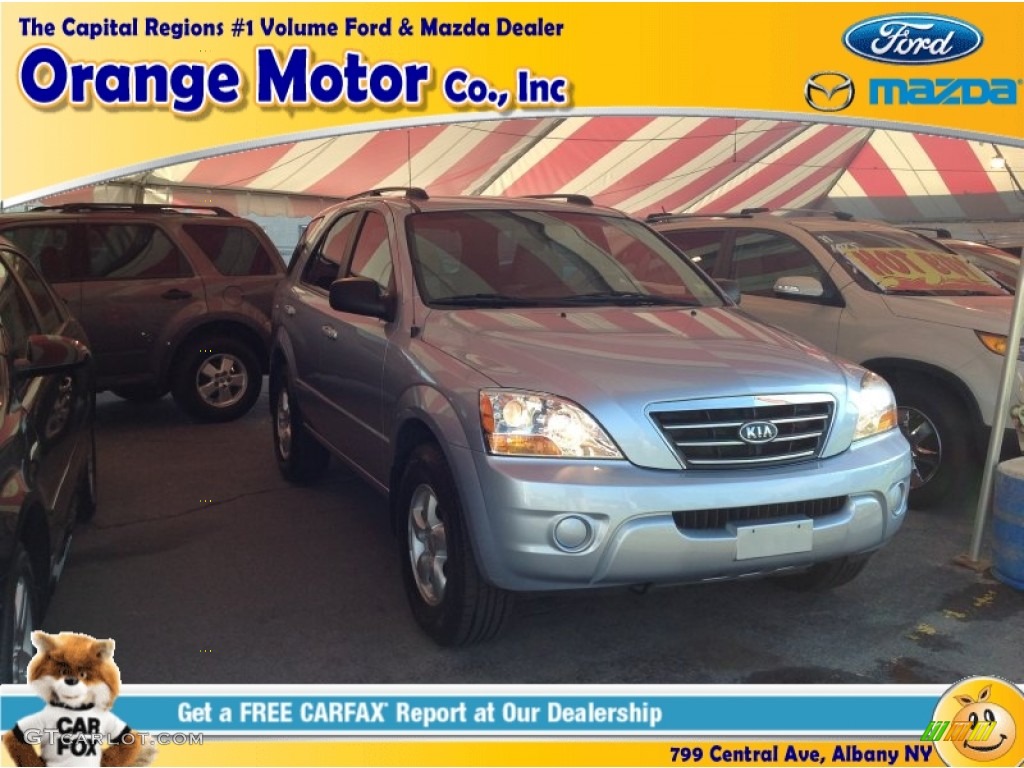 2008 Sorento LX 4x4 - Ice Blue / Gray photo #1