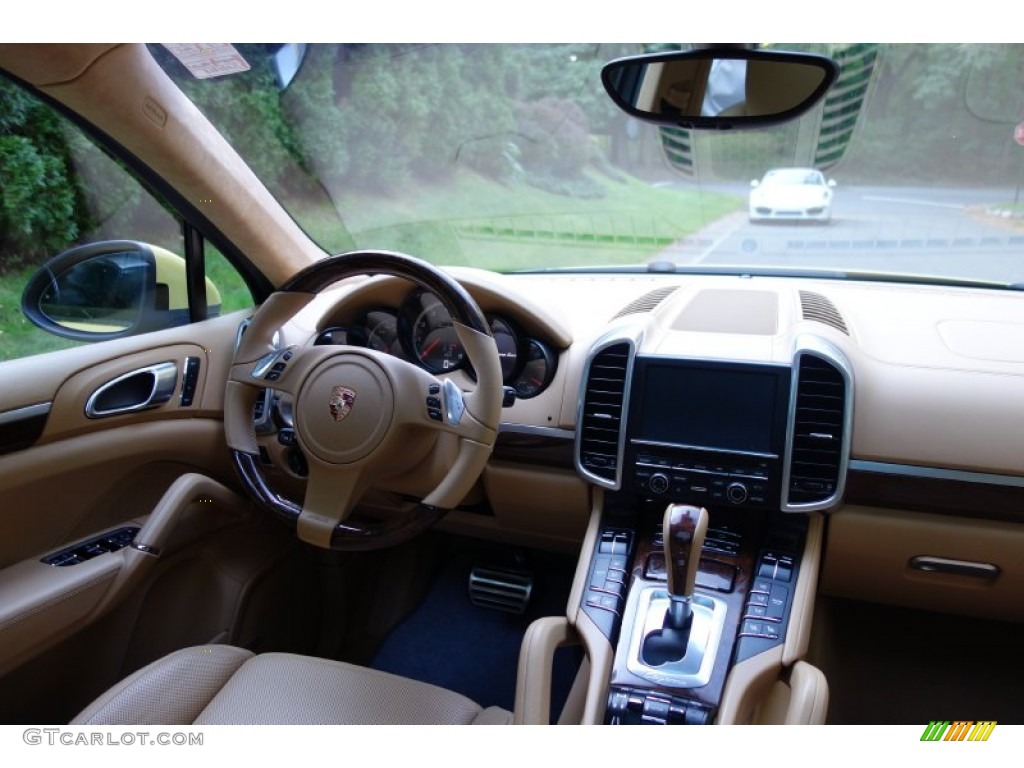 2012 Cayenne Turbo - Sand Yellow / Luxor Beige photo #12