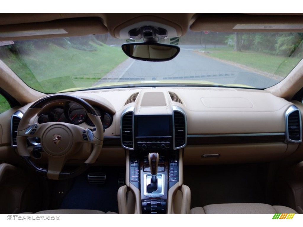 2012 Cayenne Turbo - Sand Yellow / Luxor Beige photo #13