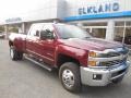 Deep Ruby Metallic - Silverado 3500HD LTZ Crew Cab Dual Rear Wheel 4x4 Photo No. 4