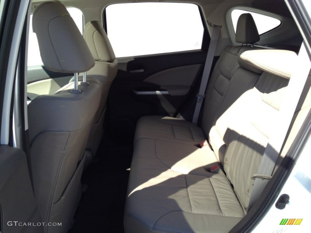 2012 CR-V EX-L 4WD - Taffeta White / Gray photo #10