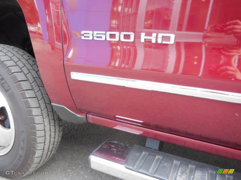 2015 Silverado 3500HD LTZ Crew Cab Dual Rear Wheel 4x4 - Deep Ruby Metallic / Cocoa/Dune photo #12