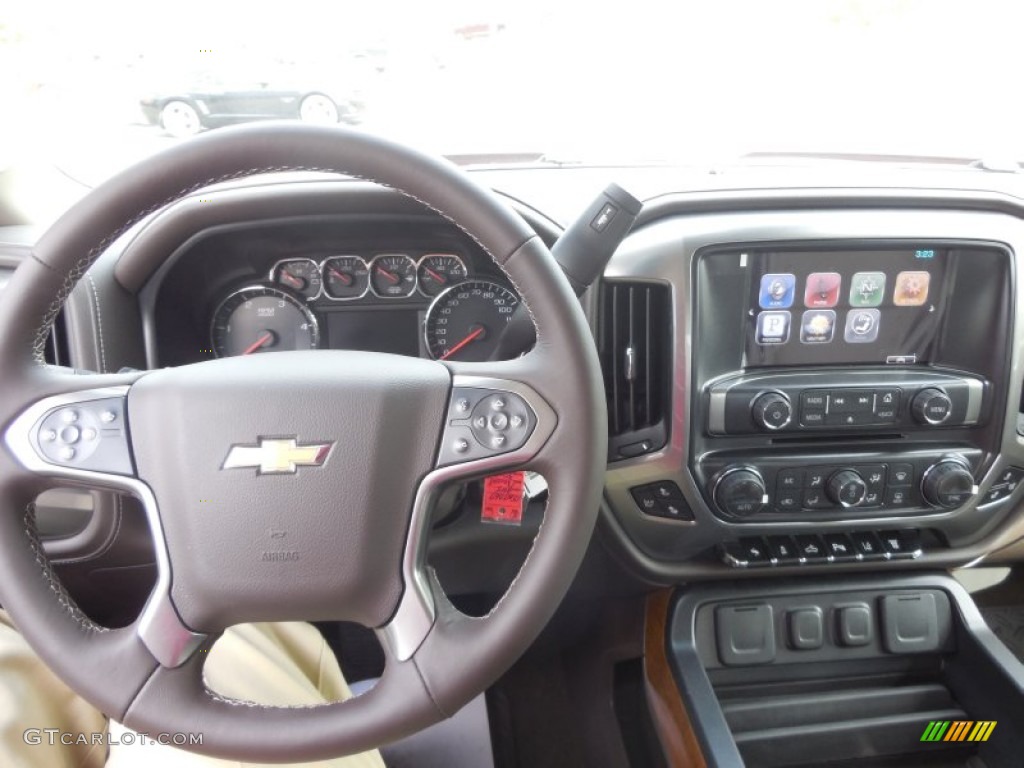 2015 Silverado 3500HD LTZ Crew Cab Dual Rear Wheel 4x4 - Deep Ruby Metallic / Cocoa/Dune photo #21