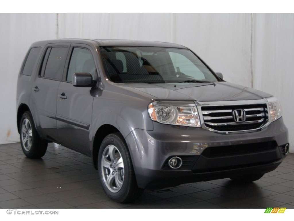 2015 Pilot EX-L - Modern Steel Metallic / Black photo #2