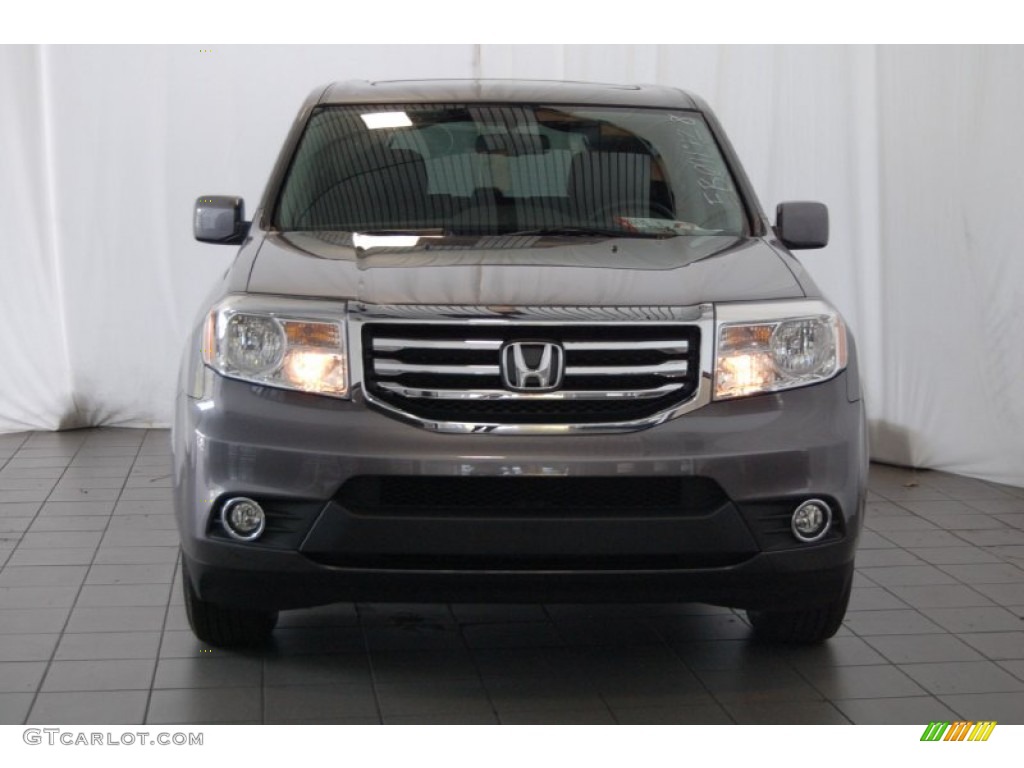 2015 Pilot EX-L - Modern Steel Metallic / Black photo #3