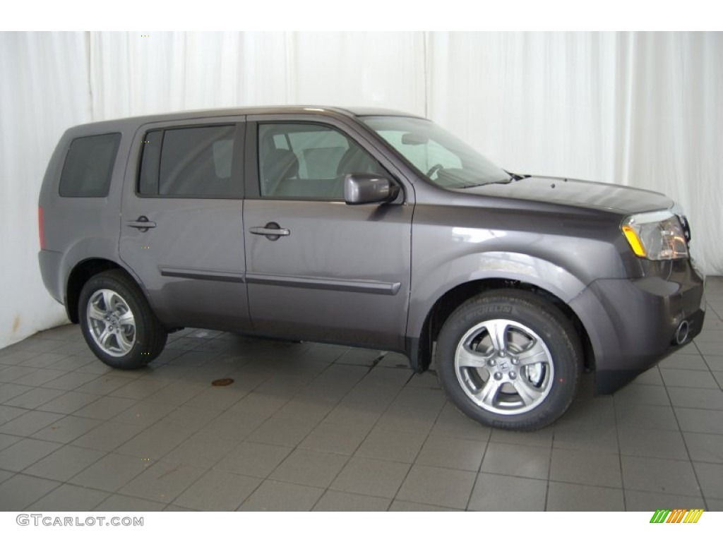 2015 Pilot EX-L - Modern Steel Metallic / Black photo #5