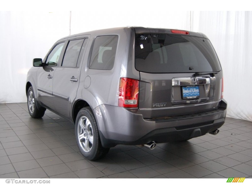 2015 Pilot EX-L - Modern Steel Metallic / Black photo #9