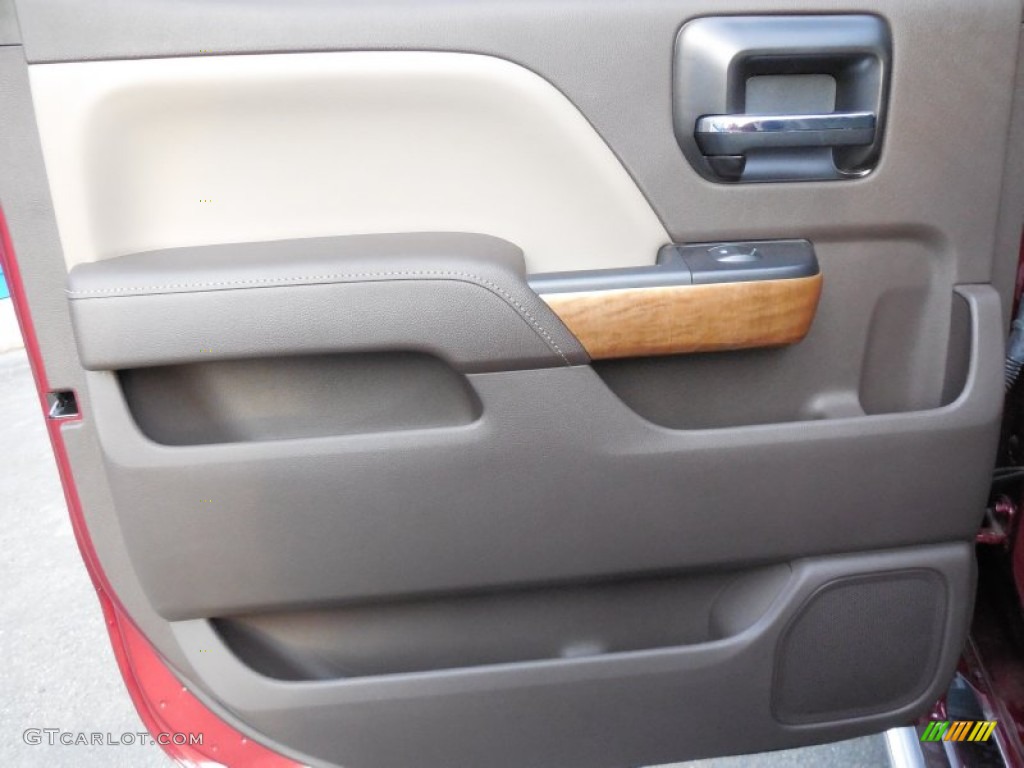 2015 Silverado 3500HD LTZ Crew Cab Dual Rear Wheel 4x4 - Deep Ruby Metallic / Cocoa/Dune photo #53