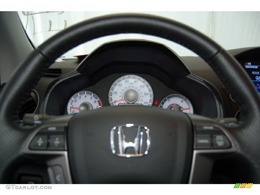 2015 Pilot EX-L - Modern Steel Metallic / Black photo #20