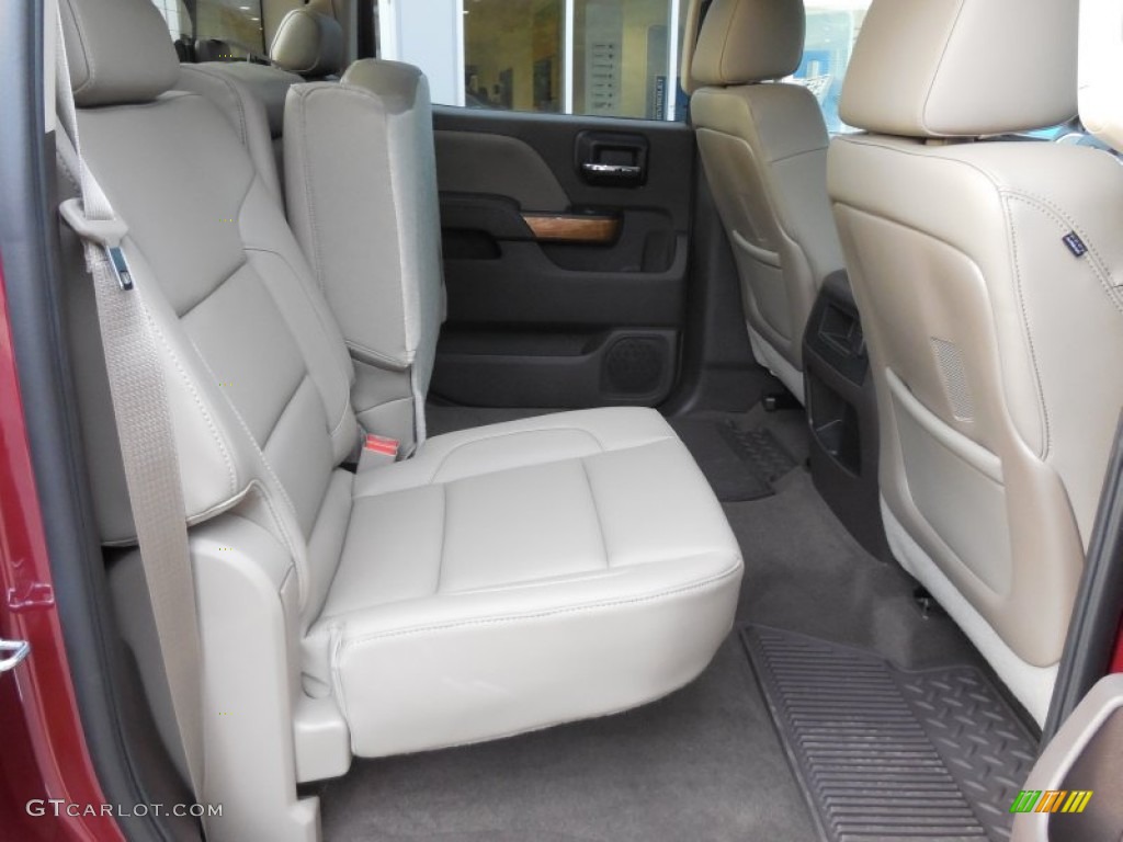 2015 Silverado 3500HD LTZ Crew Cab Dual Rear Wheel 4x4 - Deep Ruby Metallic / Cocoa/Dune photo #67