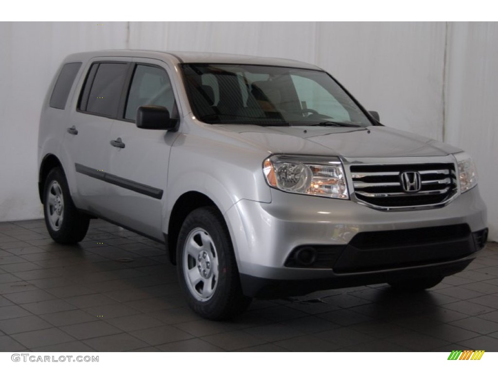 2015 Pilot LX - Alabaster Silver Metallic / Gray photo #2