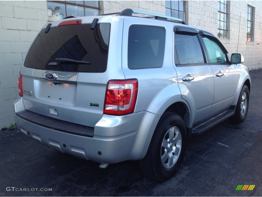 2012 Escape Limited V6 4WD - Ingot Silver Metallic / Charcoal Black photo #5