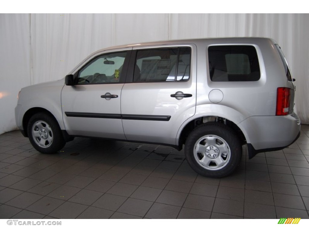 2015 Pilot LX - Alabaster Silver Metallic / Gray photo #10