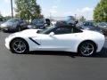 2015 Arctic White Chevrolet Corvette Stingray Convertible  photo #3