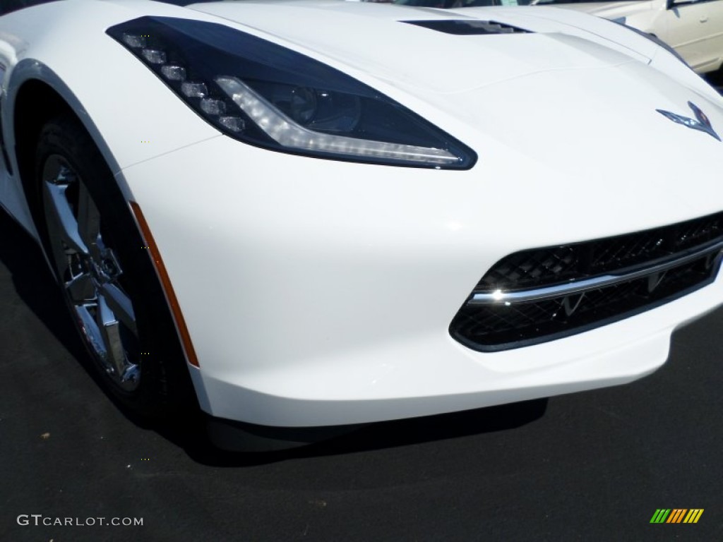 2015 Corvette Stingray Convertible - Arctic White / Jet Black photo #11