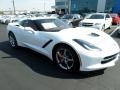 2015 Arctic White Chevrolet Corvette Stingray Coupe  photo #1