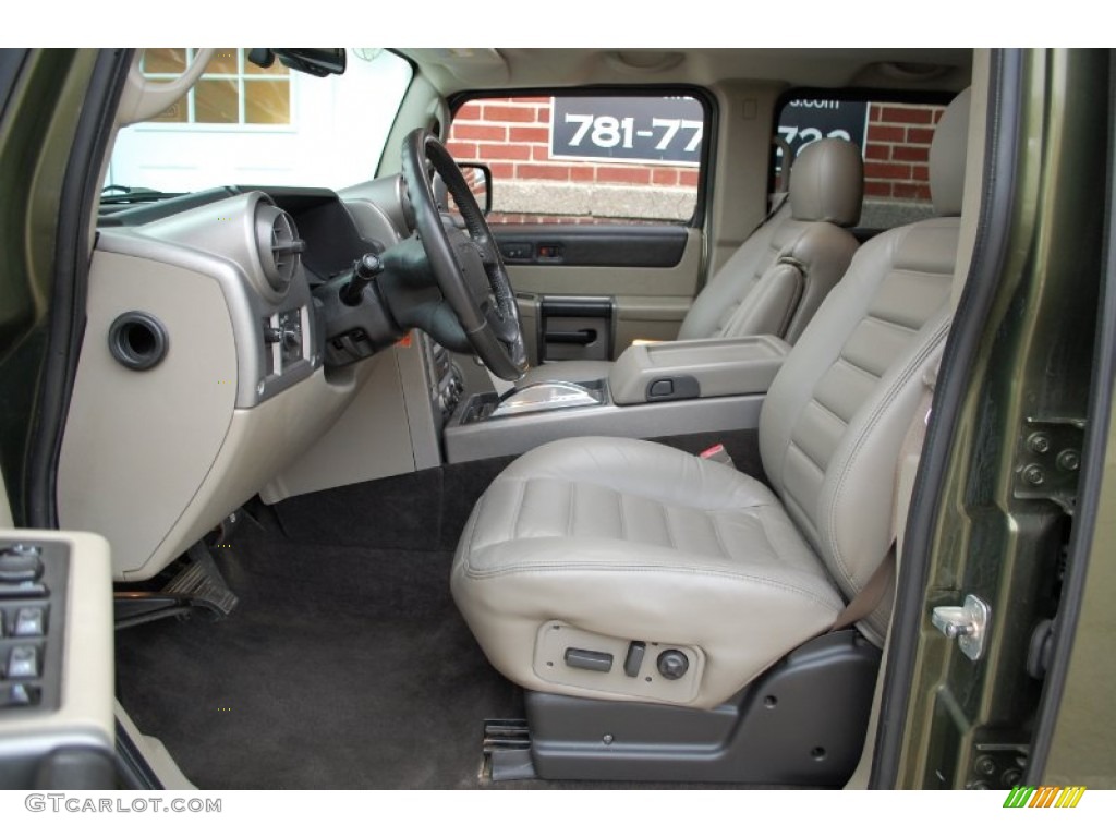 Wheat Interior 2003 Hummer H2 SUV Photo #97654498