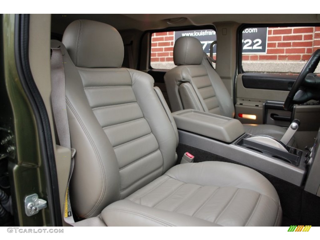 Wheat Interior 2003 Hummer H2 SUV Photo #97654600