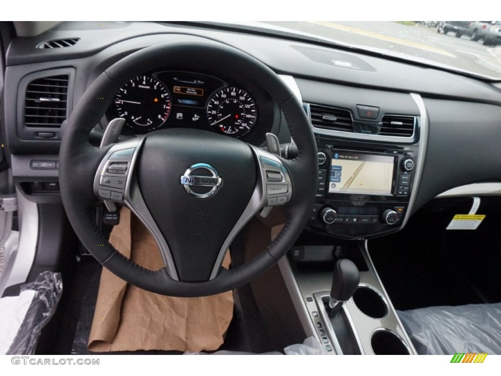 2015 Nissan Altima 3.5 SL Charcoal Dashboard Photo #97654605