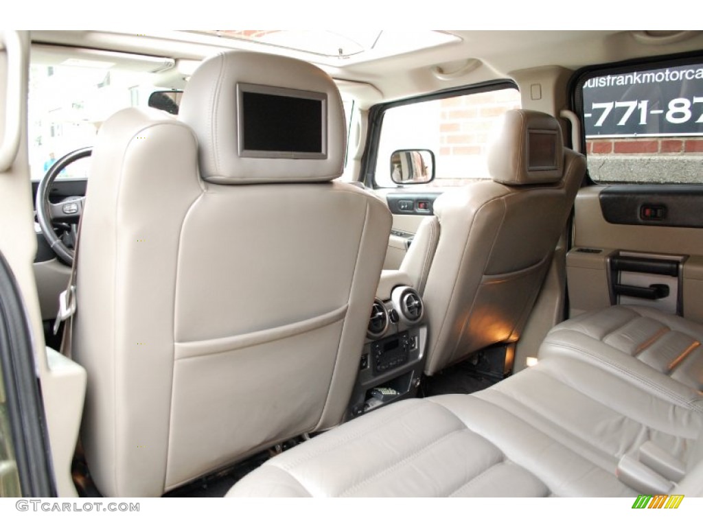 2003 H2 SUV - Sage Green Metallic / Wheat photo #49