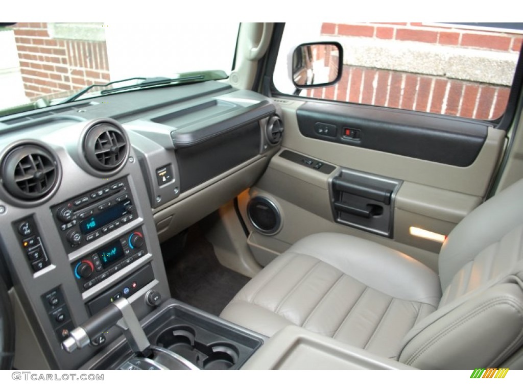 2003 H2 SUV - Sage Green Metallic / Wheat photo #67