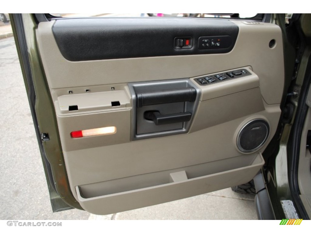 2003 Hummer H2 SUV Wheat Door Panel Photo #97655286