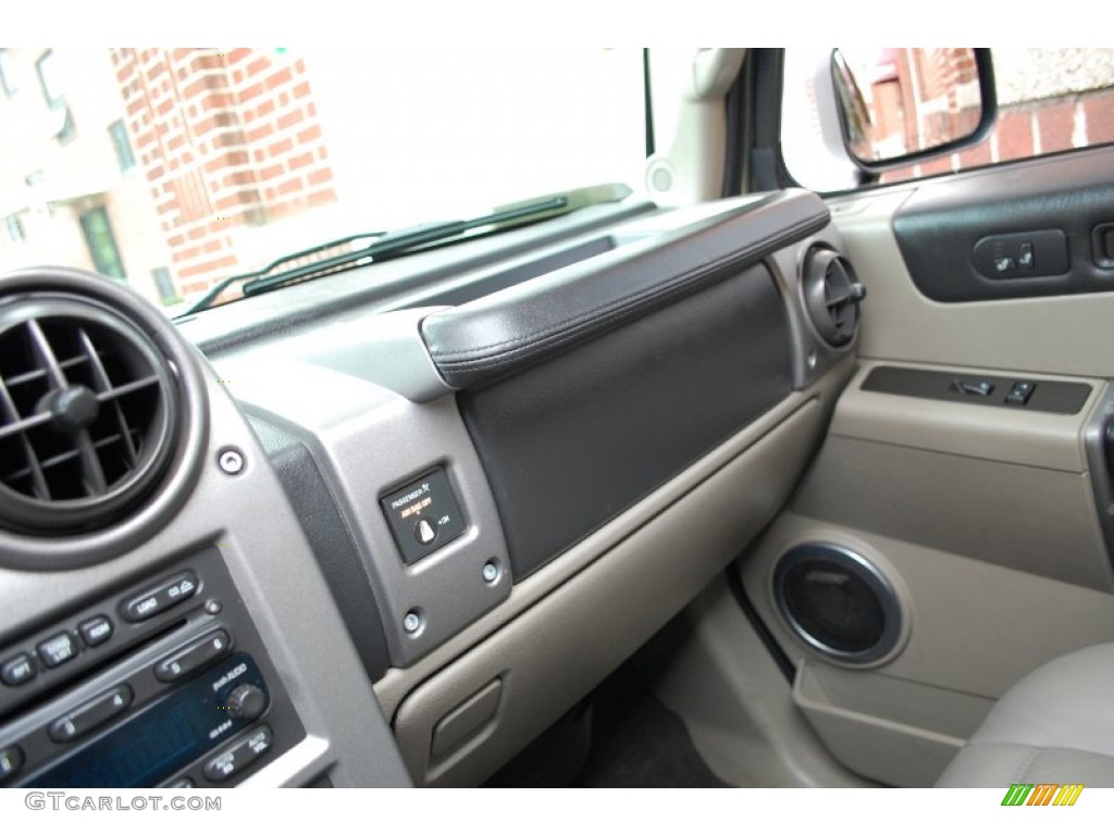 2003 H2 SUV - Sage Green Metallic / Wheat photo #77