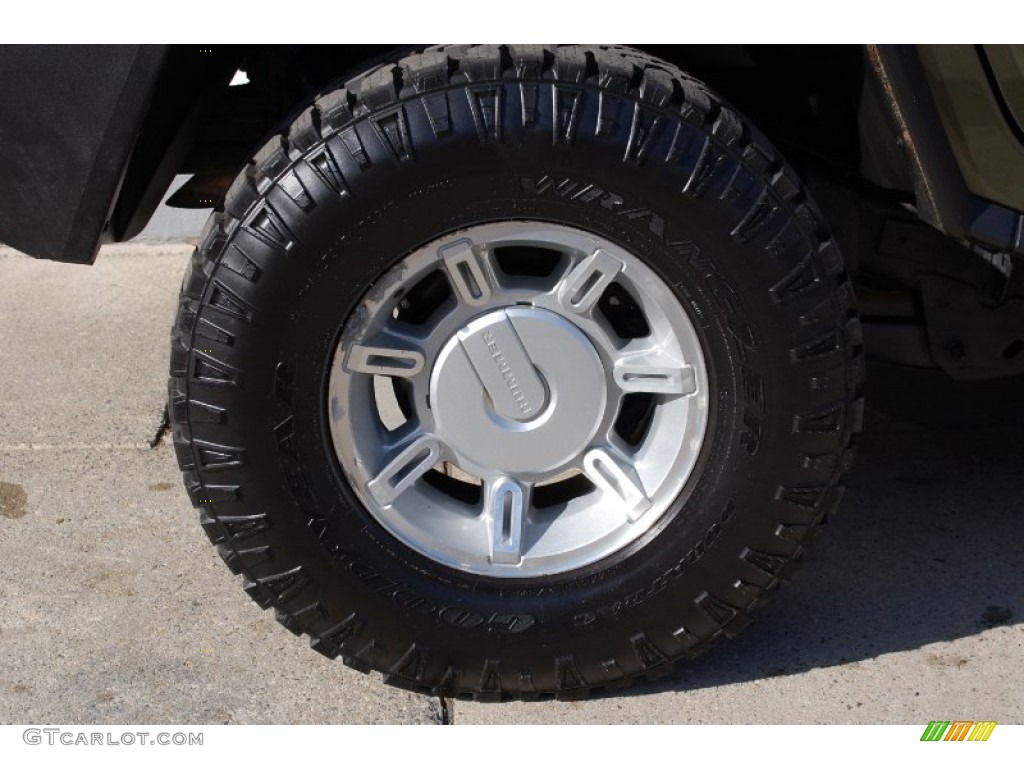 2003 H2 SUV - Sage Green Metallic / Wheat photo #84