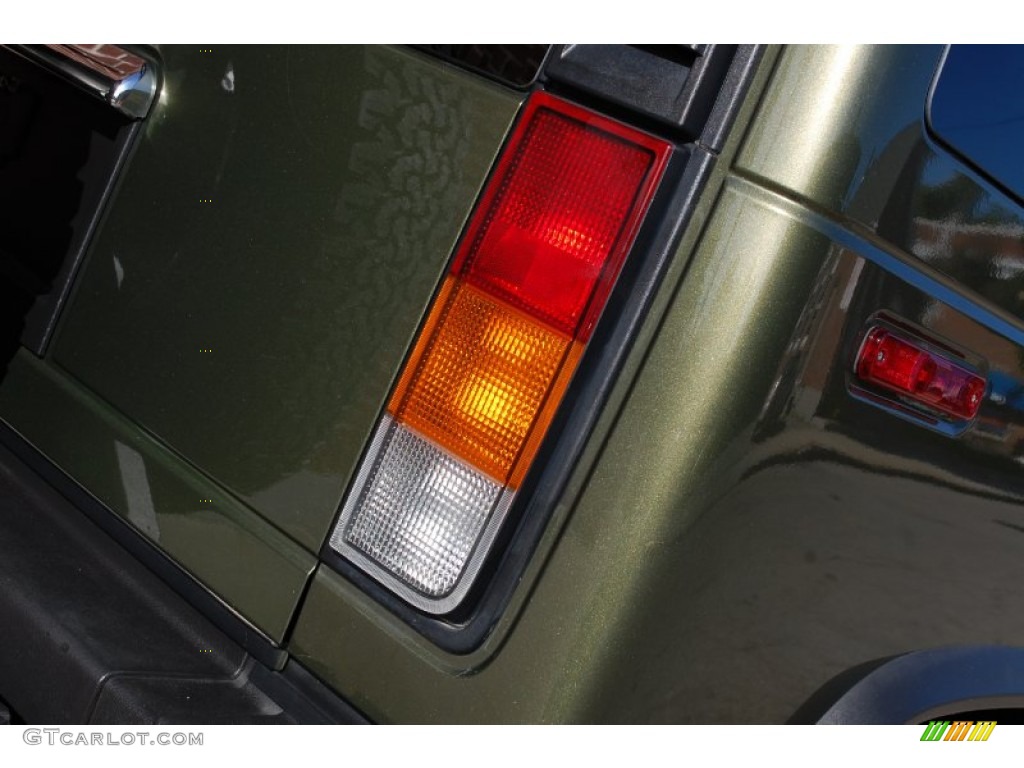 2003 H2 SUV - Sage Green Metallic / Wheat photo #87