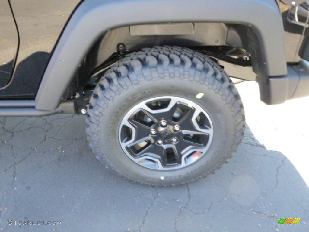 2015 Jeep Wrangler Rubicon Hard Rock 4x4 Wheel Photo #97656228