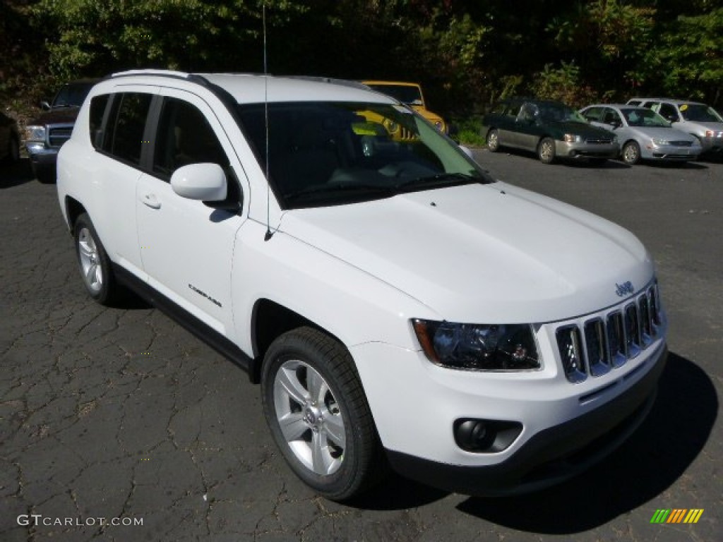Bright White 2015 Jeep Compass Latitude 4x4 Exterior Photo #97658034