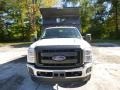 Oxford White - F350 Super Duty XL Regular Cab 4x4 Dump Truck Photo No. 3